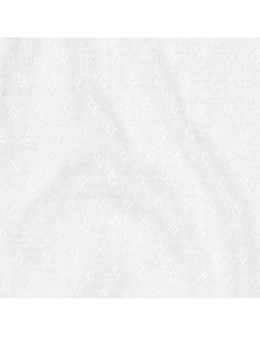 Pointelle knit jersey fabric - White