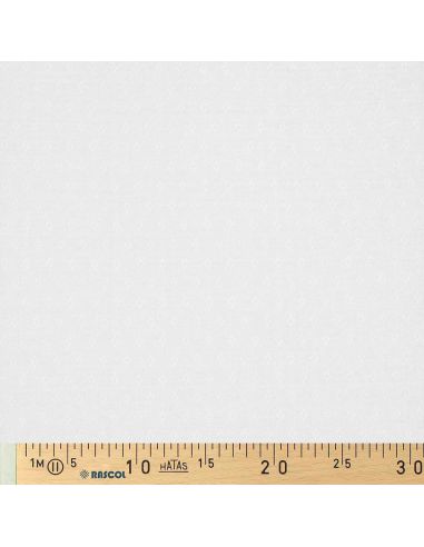 Pointelle knit jersey fabric - White
