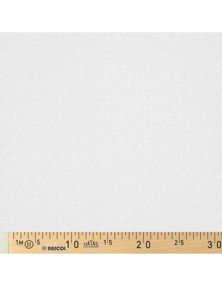 Pointelle knit jersey fabric - White