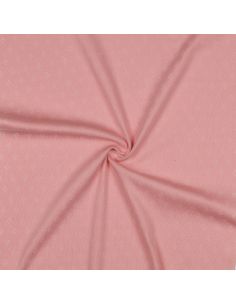 Pointelle knit jersey fabric - Pink 2