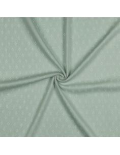 Pointelle knit jersey fabric - Mint 2
