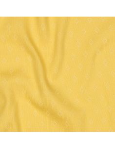 Pointelle knit jersey fabric - Light yellow
