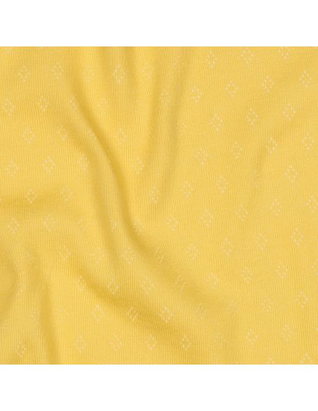 Pointelle knit jersey fabric - Light yellow