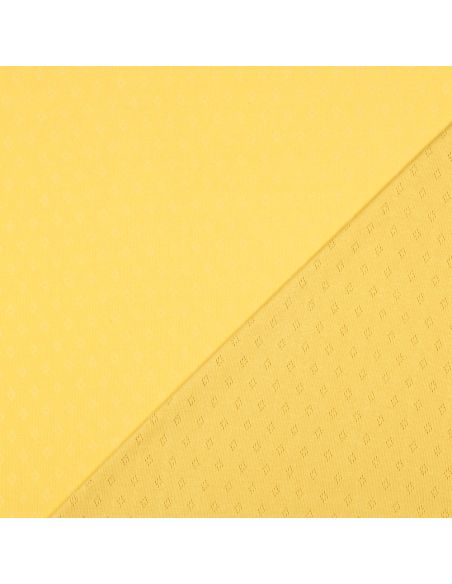 Pointelle knit jersey fabric - Light yellow
