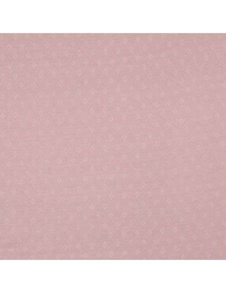 Pointelle knit jersey fabric - Old rose