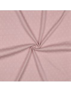 Pointelle knit jersey fabric - Old rose 2