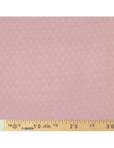 Pointelle knit jersey fabric - Old rose