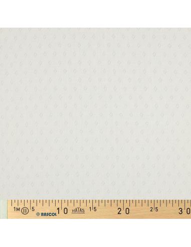 Pointelle knit jersey fabric - Ecru
