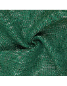 Lurex jute fabric - Green