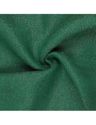 Lurex jute fabric - Green