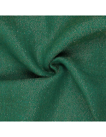 Lurex jute fabric - Green
