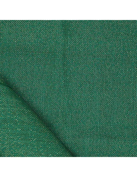 Lurex jute fabric - Green