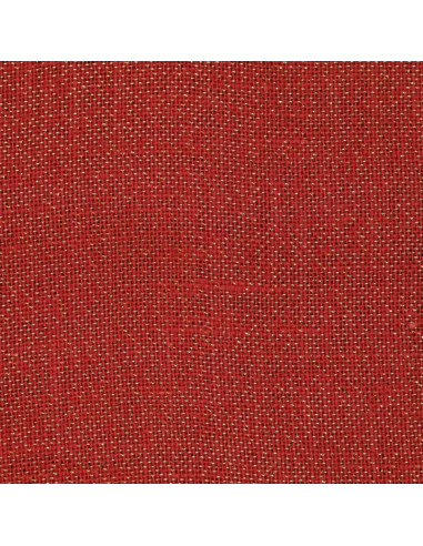 Lurex jute fabric - Red