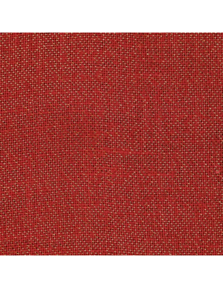Lurex jute fabric - Red