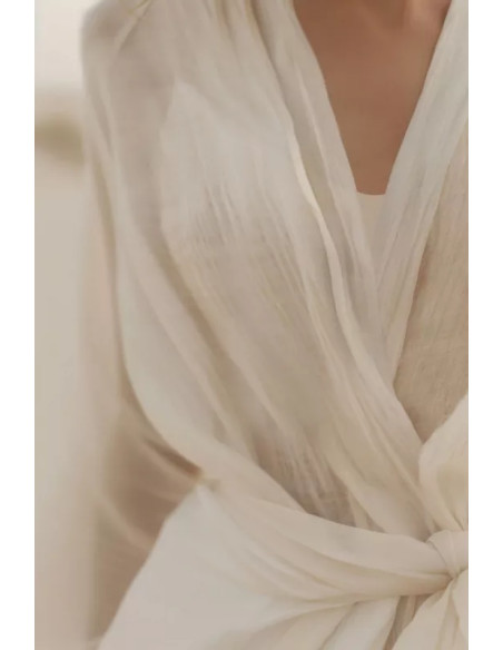 Light voile fabric - Ecru