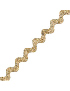 Serpentine - Croquet 10 mm - Gold Lurex