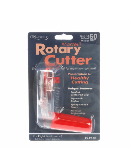 Cutter rotatif ergonomique Martelli 60 mm