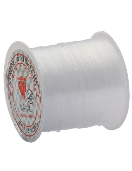 0.6 mm Plastic Bead Thread - Transparent
