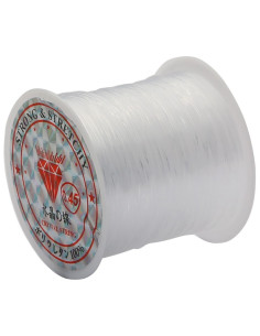 0.45 mm Plastic Bead Thread - Transparent