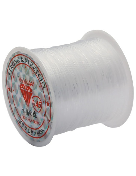 0.45 mm Plastic Bead Thread - Transparent