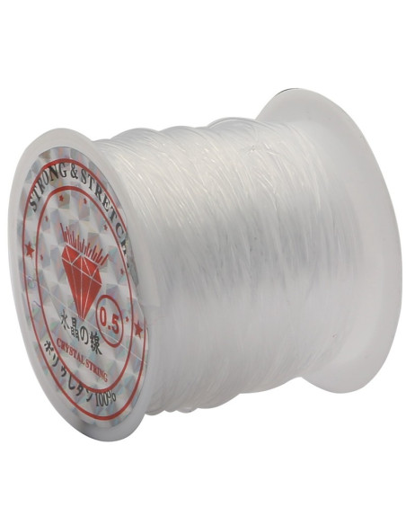 0.50 mm Plastic Bead Thread - Transparent