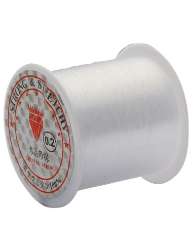 0.20 mm plastic bead thread - Transparent