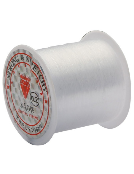 0.20 mm plastic bead thread - Transparent
