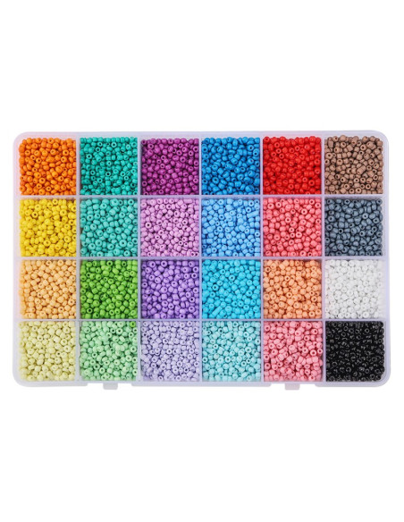 Box of 12,000 3 mm seed beads