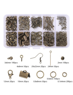 710-piece jewelry making kit - Bronze