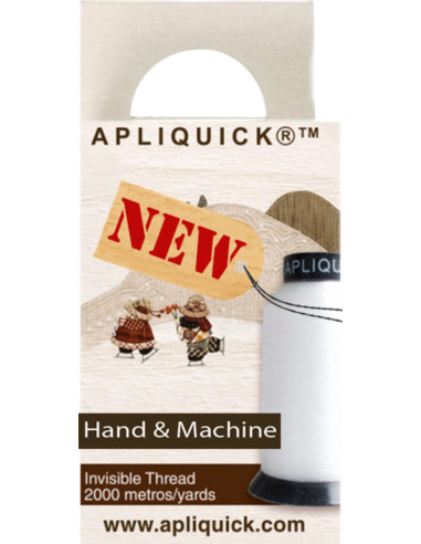 Invisible hand and machine sewing thread 2000 m Apliquick