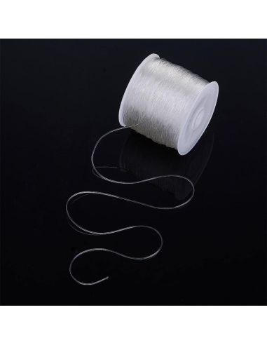 Elastic thread for beads 0.70 mm - Transparent