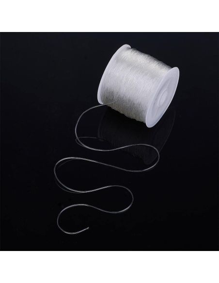 Elastic thread for beads 0.80 mm - Transparent