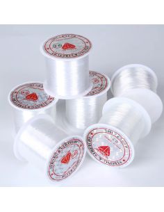 0.70 mm Plastic Bead Thread - Transparent 2
