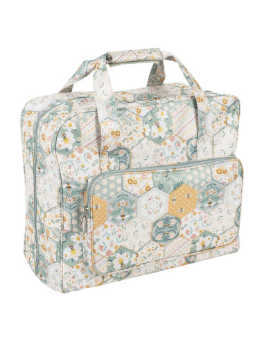 Bag for sewing machine - Bee patchwork