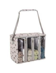Knitting project bag - Bee