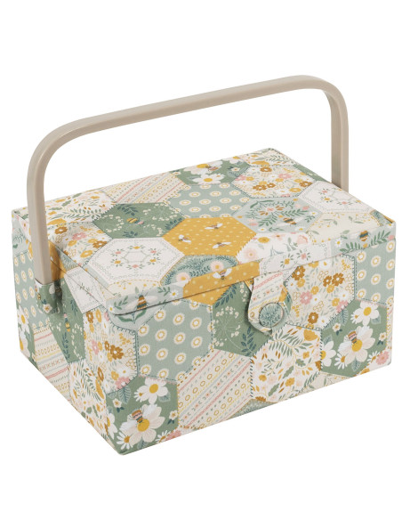 Sewing box - Bee patchwork