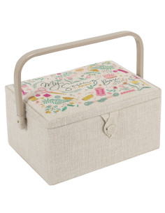 Sewing box with embroidery - My sewing