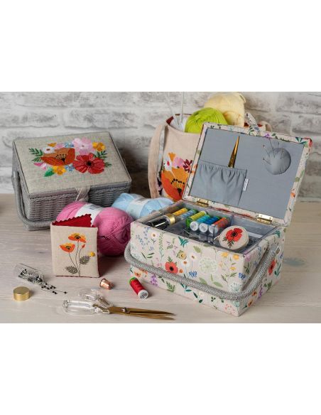 Needle case - Poppies