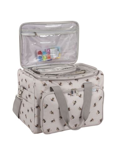 Knitting and crochet storage bag - Bee