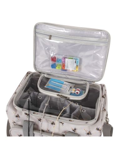 Knitting and crochet storage bag - Bee