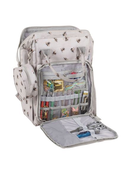 Tote bag for knitting and crochet - Bee