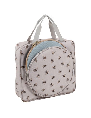 Embroidery project bag - Bee