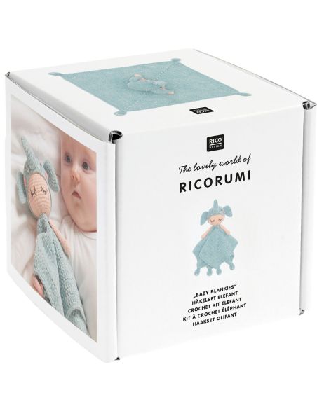 Elephant Crochet Blanket Kit