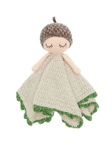Crochet kit for cuddly blanket - Nature