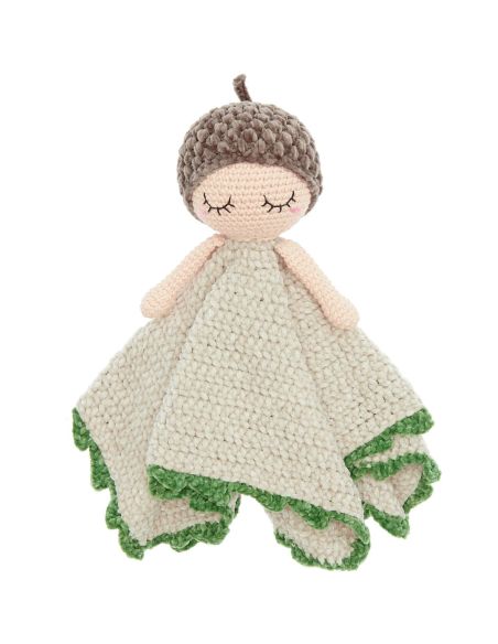 Crochet kit for cuddly blanket - Nature