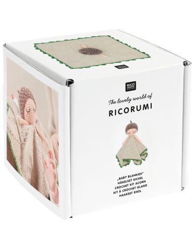 Crochet kit for cuddly blanket - Nature