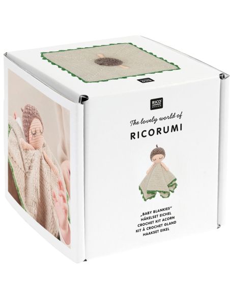 Crochet kit for cuddly blanket - Nature