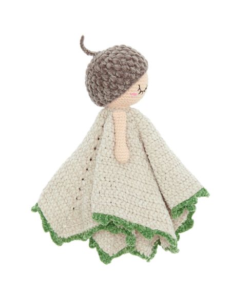Crochet kit for cuddly blanket - Nature