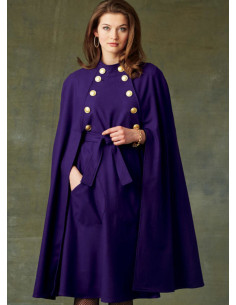 Cape and Belt Pattern - Vogue 9288
