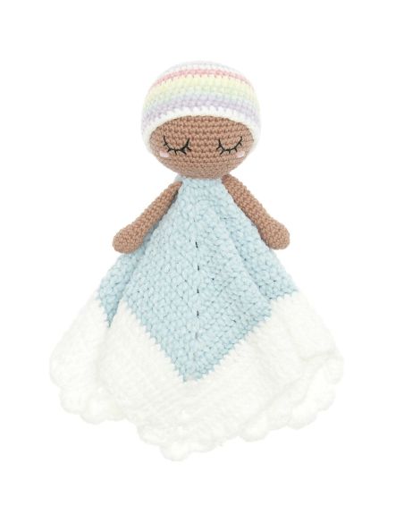Pastel Rainbow Crochet Blanket Kit